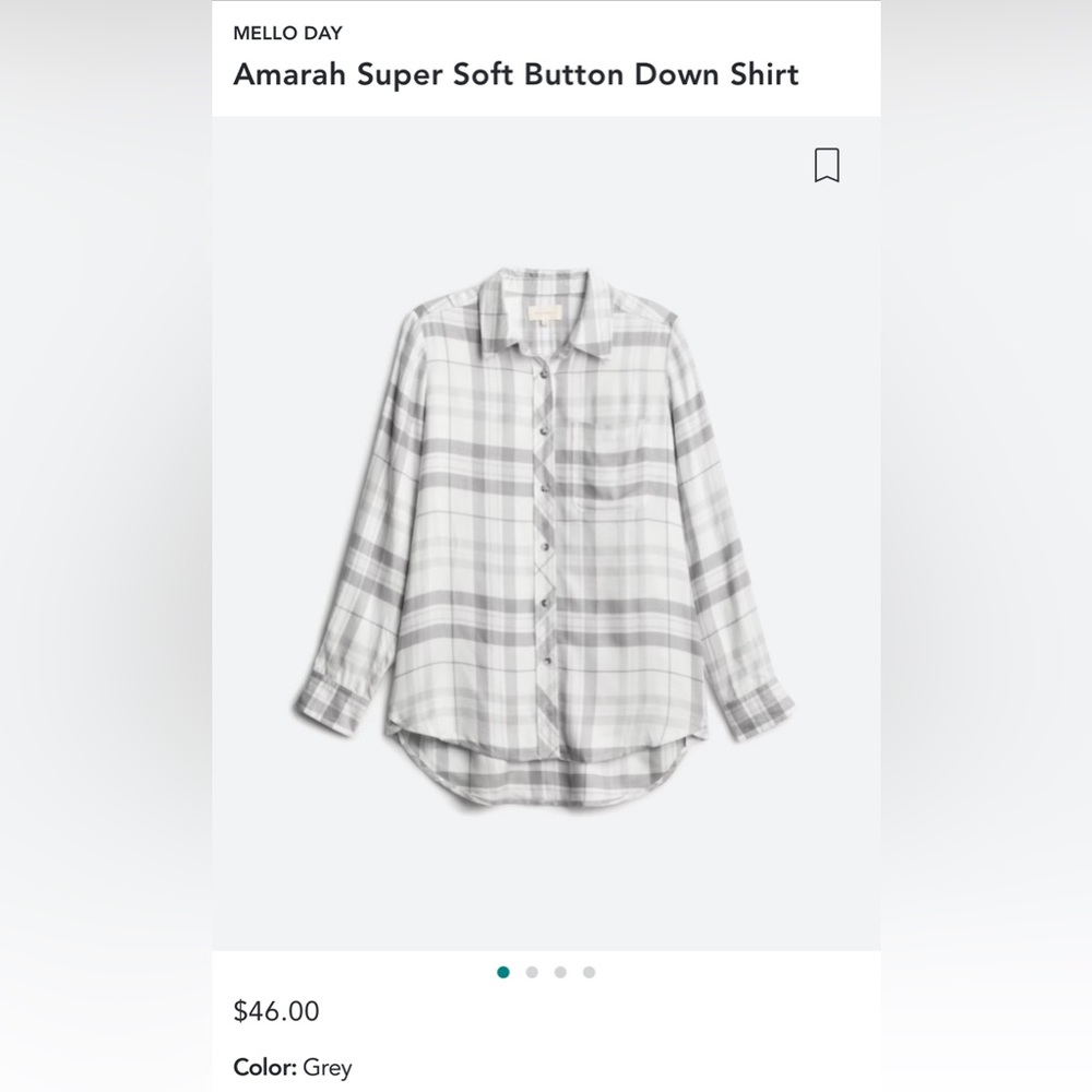 Super soft button down shirt